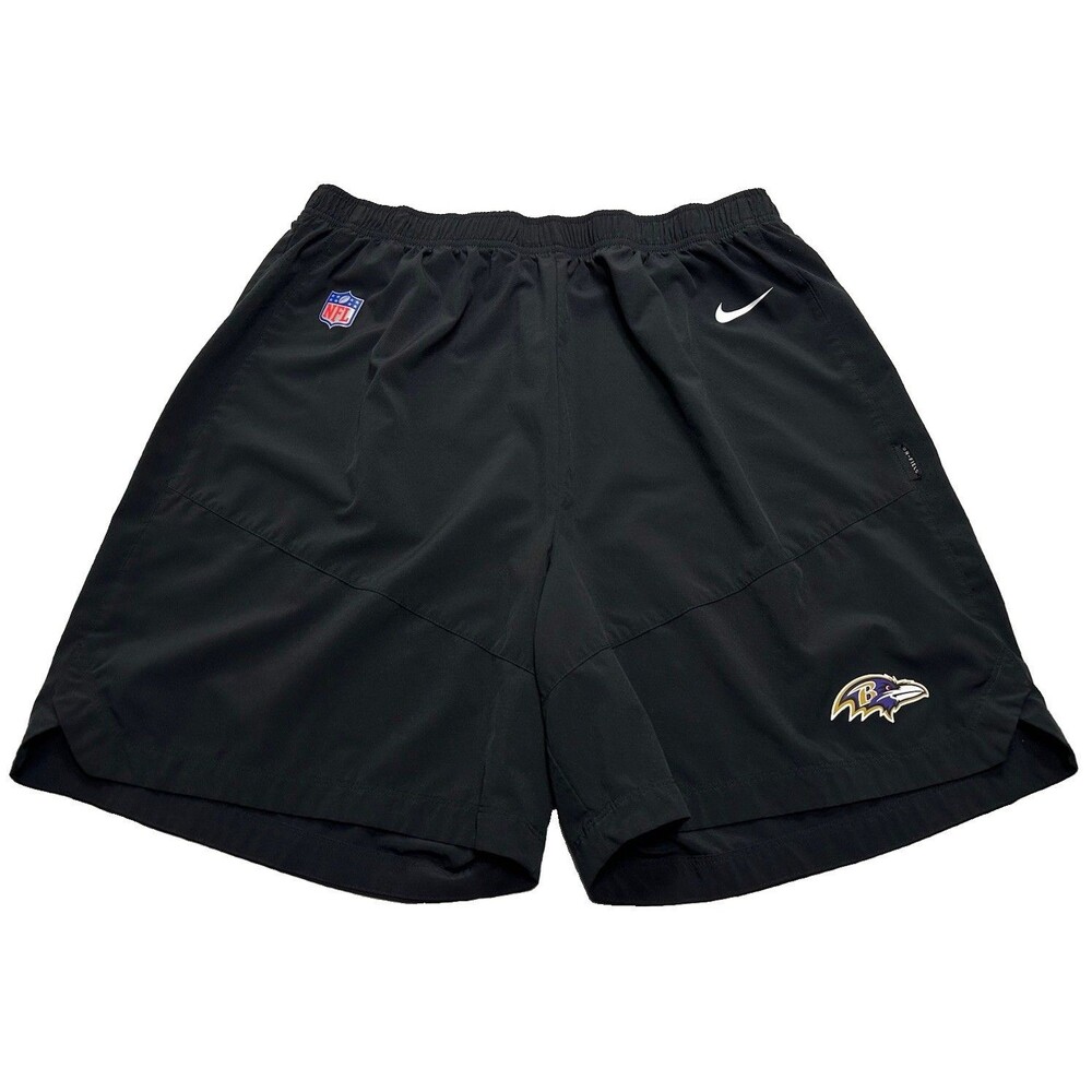 Nike Dri-Fit NFL On Field Baltimore Ravens Team Issued Shorts 7" XXL CZ0550-010